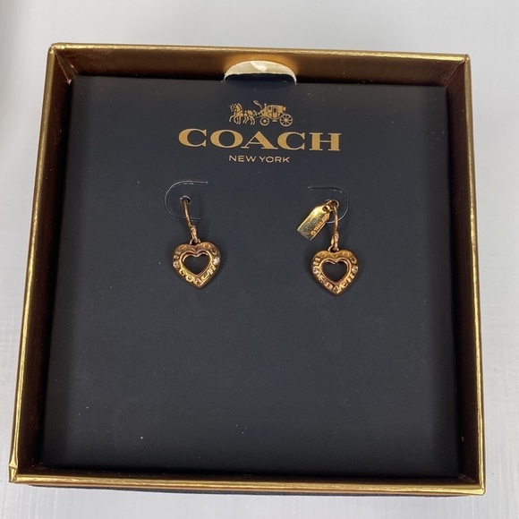 𝅺coach Open Circle Heart Jewelry Set - Picture 4 of 9